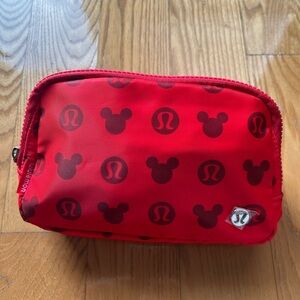 Lululemon Athletica Red Patterned Crossbody Bag